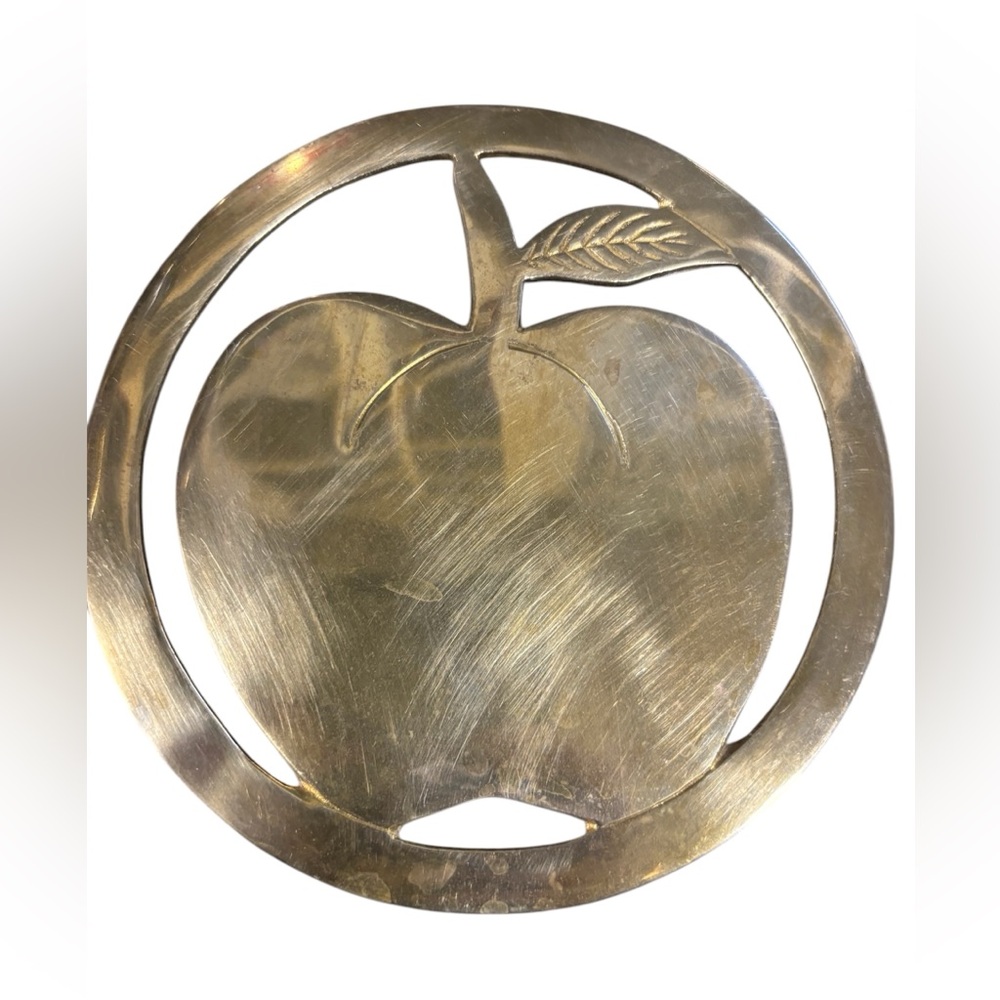 Brass Apple Trivet